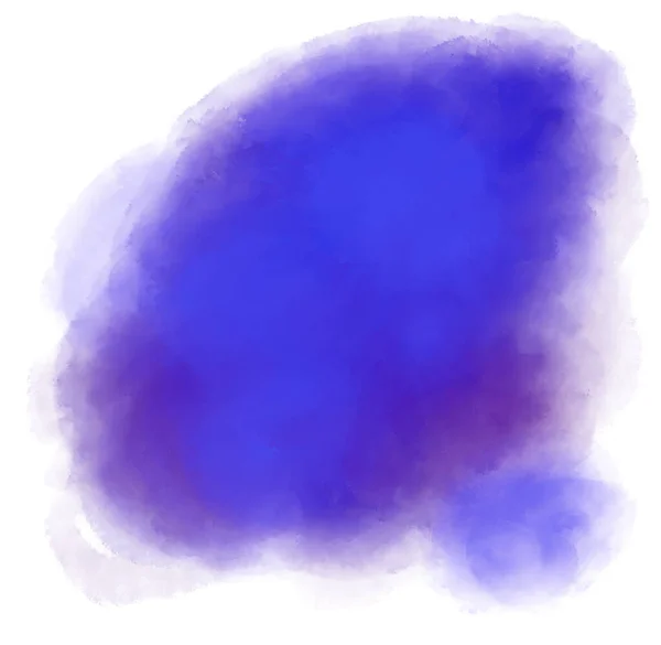 Blue Purple Watercolor Painting Spot Bubble Texture Artistic Illustration Art — Stock Photo, Image