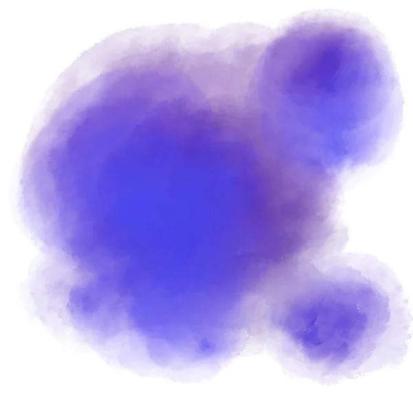 Bleu Violet Aquarelle Peinture Tache Bulle Texture Illustration Artistique Art Images De Stock Libres De Droits