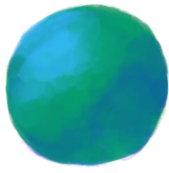 水彩画色彩混合气泡圆球刷纹理画图艺术背景 图库照片