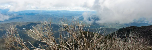 Parque Nacional Mount Buffalo Victoria Austrália Alpes Australianos Vista Área — Fotografia de Stock