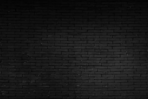 Zwarte Bakstenen Muur Textuur Voor Achtergrond Stockfoto