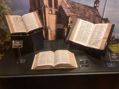 Williamstown Kentucky 'de Ark Encounter. Nuh' un 2023 numaralı delili. Yüksek kalite fotoğraf