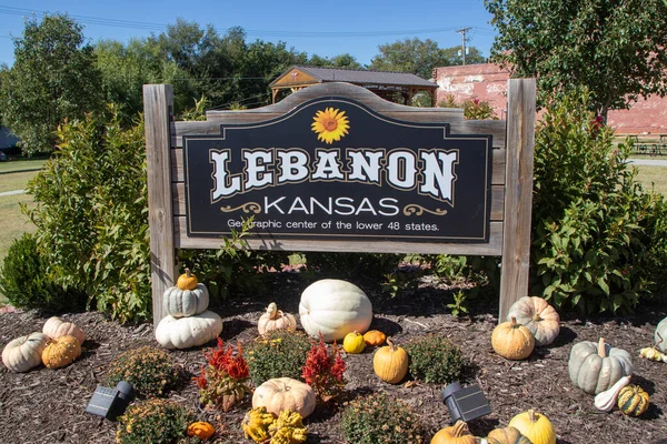 stock image Lebanon City Jail East. 1910 Lebanon, Kansas Oct. 7, 2023 Historical Site Visitor Center. High quality photo