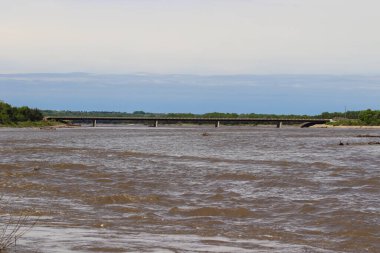 Lynch Nebraska yakınlarındaki Niobrara Nehri Missouri Nehri. Yüksek kalite fotoğraf