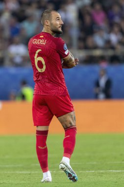 Atina, Yunanistan - 16 Ağustos 2023: Nemanja Gudel 'in Oyuncusu