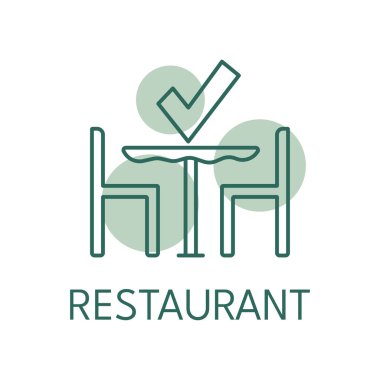 Restoran renk simgesi, logo biçimi