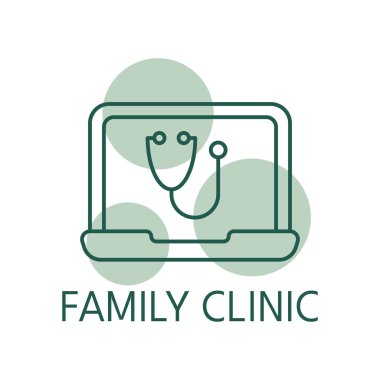 Aile kliniği renk simgesi, logo biçimi
