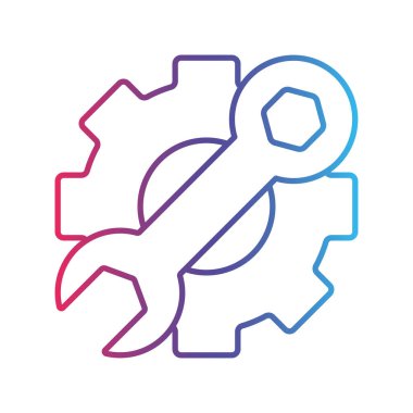 Alet satırı gradyan simgesi, logo biçimi