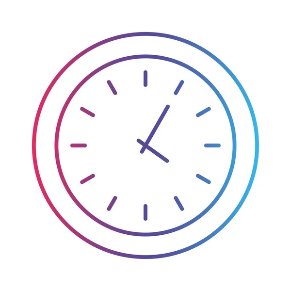 Icono Gradiente Línea Tiempo Estilo Logotipo — Archivo Imágenes Vectoriales