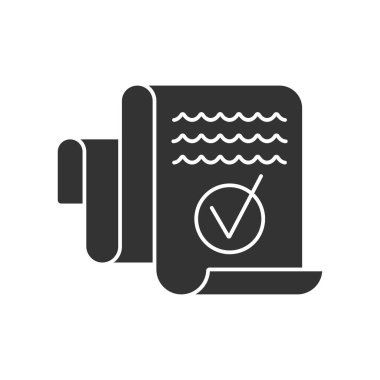 Kılavuz çizgisi evrensel simge ui ux ögesi işareti.