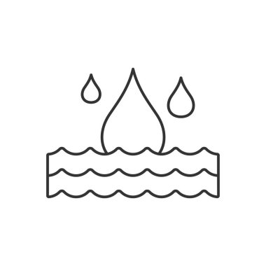 Hidrat hattı evrensel simge ui ux element işareti.