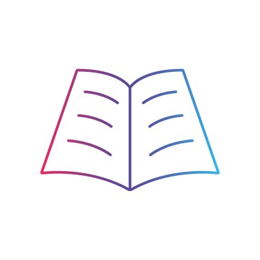 Hikaye gradyan evrensel simge ui ux element işareti.