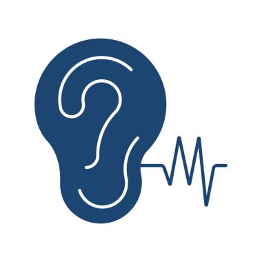 Kulak doldurulmuş evrensel simge ui ux ögesi işareti.