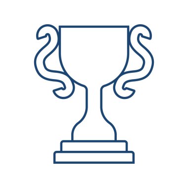 Kupa hattı evrensel simge ui ux element işareti.