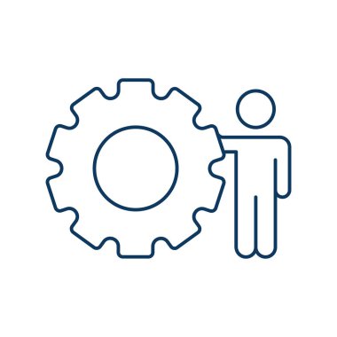 Geliştirme çizgisi evrensel simge ui ux element işareti.