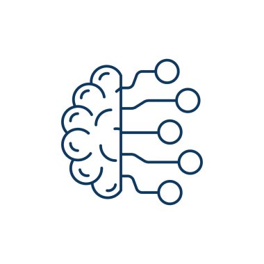 Şeylerin dijitali evrensel simge ui ux element işareti.