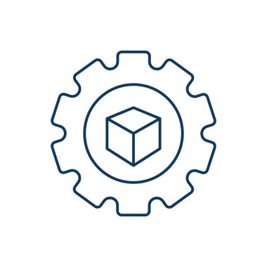 Geliştirme çizgisi evrensel simge ui ux element işareti.