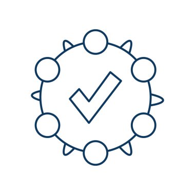 Nesnelerin interneti evrensel simge ui ux element işareti.