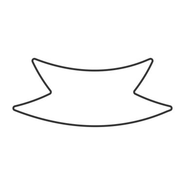 Konuşma balonu vektör simgesi. Mobil konsept ve web tasarımı için çizgi işareti. Sembol, logo çizimi. Vektör grafikleri