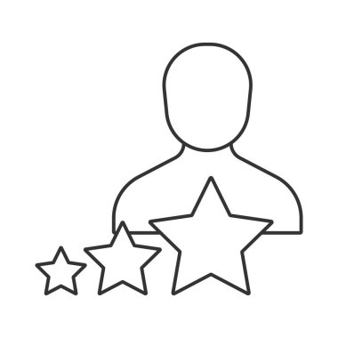 Kişisel gelişim vektör simgesi. Mobil konsept ve web tasarımı için çizgi işareti. Sembol, logo çizimi. Vektör grafikleri