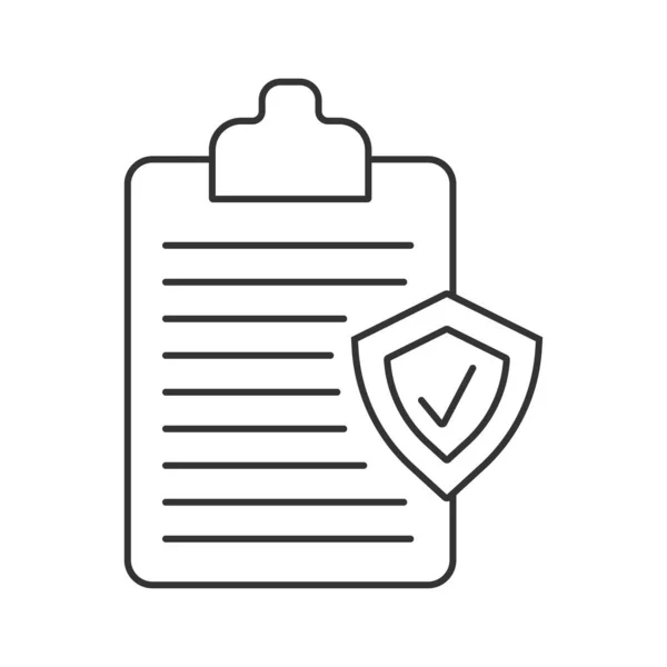 Policies vector icon. Line sign for mobile concept and web design. Symbol, logo illustration. Vector graphics