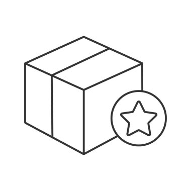 Product vector icon. Line sign for mobile concept and web design. Symbol, logo illustration. Vector graphics