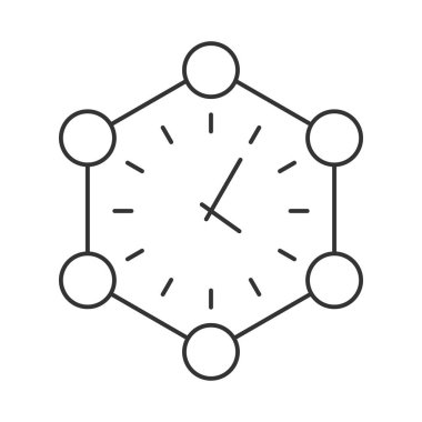 Routine vector icon. Line sign for mobile concept and web design. Symbol, logo illustration. Vector graphics