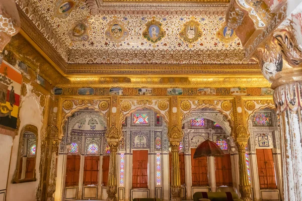 Blomma Palace Eller Phool Mahal Kung Palats Från Olika Vinklar — Stockfoto