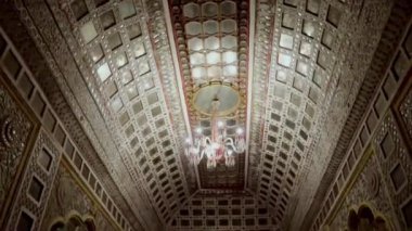 King Palace 'dan Sheesh Mahal ya da Mehrangarh Fort Jodhpur Rajasthan' da çekilen farklı açılı videolardan..