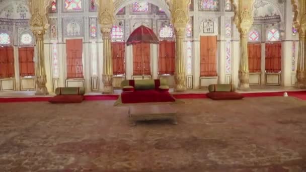Palácio Flor Phool Mahal Palácio Rei Ângulo Diferente Vídeo Tirado — Vídeo de Stock