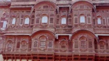 Tarihi Kral Sarayı antika duvar sanat manzarası farklı açılardan