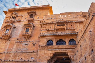 Miras Jaisalmer Kalesi Vintage Mimarisi Gündüzleri farklı açılardan