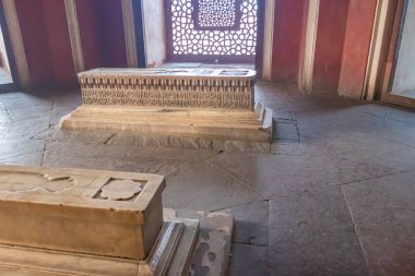 Sabahları Humayun 'daki mezarlıklar eşsiz bir perspektiften.