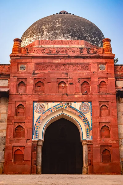 Τζαμί Και Τάφος Της Isa Khan Του Τάφου Humayun Εξωτερική — Φωτογραφία Αρχείου