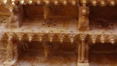 Miras Jaisalmer Kalesi Vintage Mimarisi Gündüzleri farklı açılardan