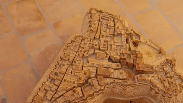 Erfgoed Jaisalmer Fort Vintage Architectuur Lay Out Van Verschillende Hoek — Stockvideo