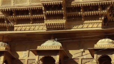 Miras Jaisalmer Kalesi Vintage Mimarisi Gündüzleri farklı açılardan