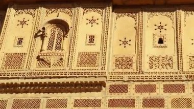 Miras Jaisalmer Kalesi Vintage Mimarisi Gündüzleri farklı açılardan