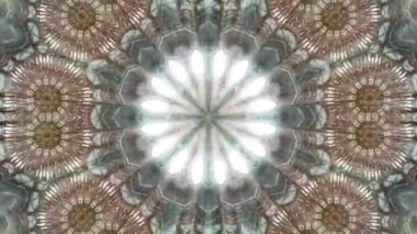 Mandala 3D Kaleydoskop Psikedelik Seyahat Geleneksel Bilinçli Meditasyon Tüneli Modeli Görüntü Rahatlatıcı Etnik Renkli Çakra Kundalini Yoga