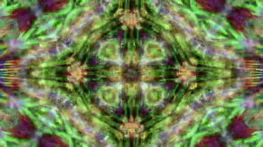 Mandala 3D Kaleydoskop Psikedelik Seyahat Geleneksel Bilinçli Meditasyon Tüneli Modeli Görüntü Rahatlatıcı Etnik Renkli Çakra Kundalini Yoga