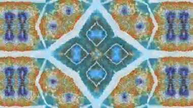 Mandala 3D Kaleydoskop Psikedelik Seyahat Geleneksel Bilinçli Meditasyon Tüneli Modeli Görüntü Rahatlatıcı Etnik Renkli Çakra Kundalini Yoga
