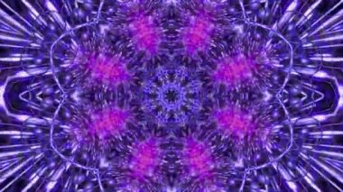 Mandala 3D Kaleydoskop Psikedelik Seyahat Geleneksel Bilinçli Meditasyon Tüneli Modeli Görüntü Rahatlatıcı Etnik Renkli Çakra Kundalini Yoga