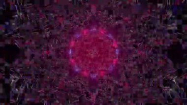 Mandala 3D Kaleydoskop Psikedelik Seyahat Geleneksel Bilinçli Meditasyon Tüneli Modeli Görüntü Rahatlatıcı Etnik Renkli Çakra Kundalini Yoga