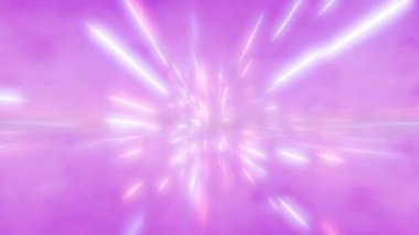 Solucan deliği zaman ve uzayda ve milyonlarca yıldızda. Bu mavi mor bilim kurgu solucan deliğinden dümdüz ilerle. Kusursuz döngü