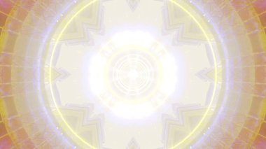 Mandala 3D Kaleydoskop Psikedelik Seyahat Geleneksel Bilinçli Meditasyon Tüneli Modeli Görüntü Rahatlatıcı Etnik Renkli Çakra Kundalini Yoga