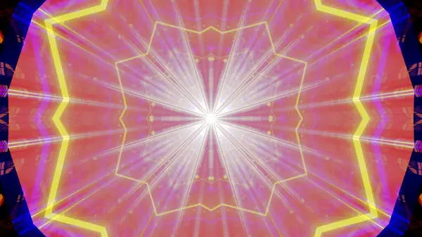 Mandala 3D Kaleydoskop Psikedelik Seyahat Geleneksel Bilinçli Meditasyon Tüneli Modeli Görüntü Rahatlatıcı Etnik Renkli Çakra Kundalini Yoga