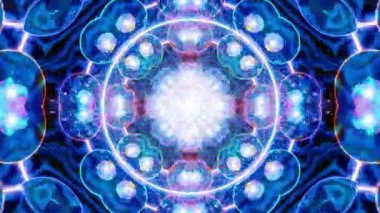 Mandala 3D Kaleydoskop Psikedelik Seyahat Geleneksel Bilinçli Meditasyon Tüneli Modeli Görüntü Rahatlatıcı Etnik Renkli Çakra Kundalini Yoga