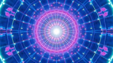 Mandala 3D Kaleydoskop Psikedelik Seyahat Geleneksel Bilinçli Meditasyon Tüneli Modeli Görüntü Rahatlatıcı Etnik Renkli Çakra Kundalini Yoga
