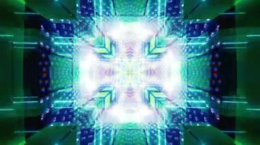 Mandala 3D Kaleydoskop Psikedelik Seyahat Geleneksel Bilinçli Meditasyon Tüneli Modeli Görüntü Rahatlatıcı Etnik Renkli Çakra Kundalini Yoga