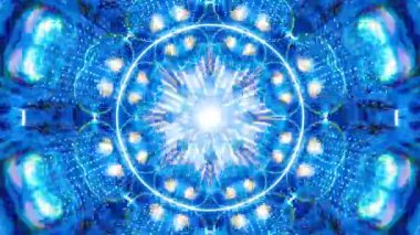 Mandala 3D Kaleydoskop Psikedelik Seyahat Geleneksel Bilinçli Meditasyon Tüneli Modeli Görüntü Rahatlatıcı Etnik Renkli Çakra Kundalini Yoga